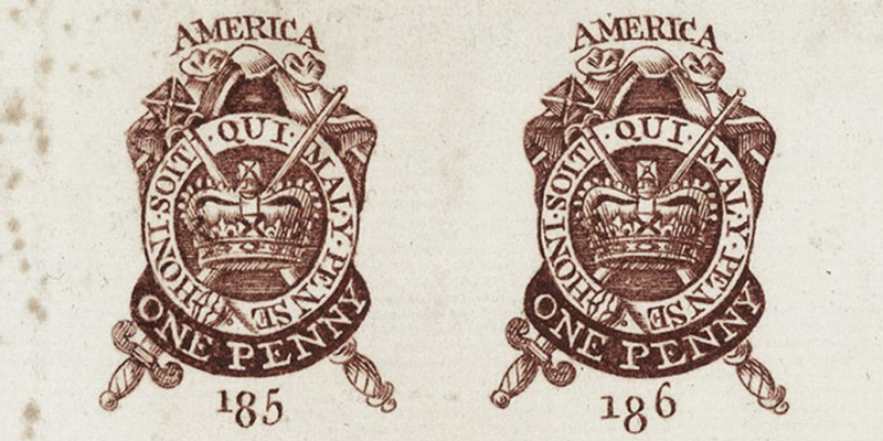 Image: The above photograph is of what a STAMP ACT stamp would look like on paper documents.
